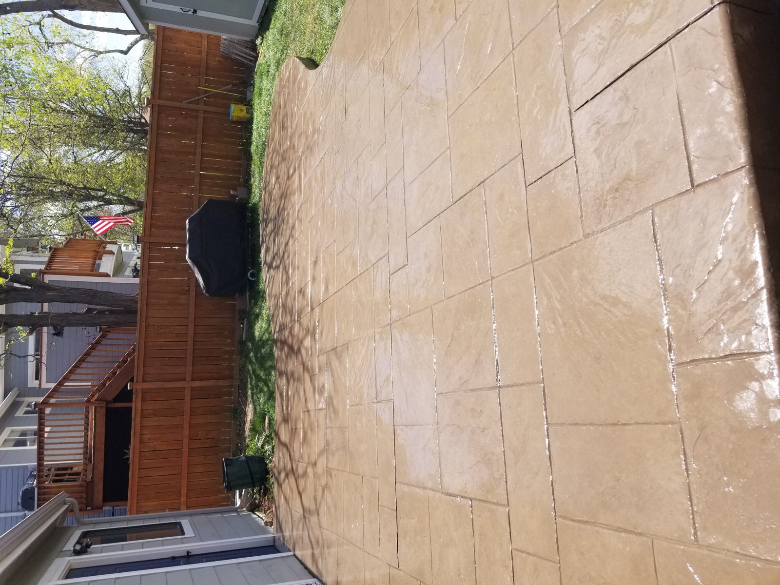 Stamped Patio Finish in Cheyenne, WY